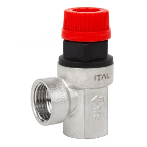 Запобіжний клапан ITAL 3,0 bar ВВ 1/2" нік. {120}