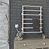 Полотенцесушитель электрический DEFFI Стандарт 500x700 100 Вт левый белый
