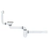 Сифон для кухонной мойки ITAL K1015 3 1/2"x40 с резьбовым выпуском смещен с универсальным переливом и гофротрубой 40x40/50.