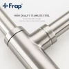 Сифон для раковины FRAP F82-5 латунный сатин под донный клапан