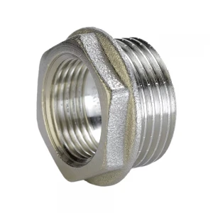 Футорка VLMZ L-108 1 1/2" С - 1 1/4" В никелированная