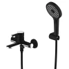 Смеситель для ванны GAPPO G3203-6 черный/хром
