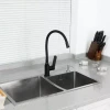 Смеситель для кухни FRAP F4462 с гибким изливом черный