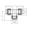 Трійник редукційний ITAL ПЕ 90 x 63 x 90 мм
