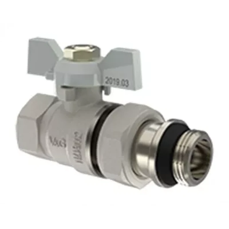 Кран шаровый с американкой V&G Optima 3/4