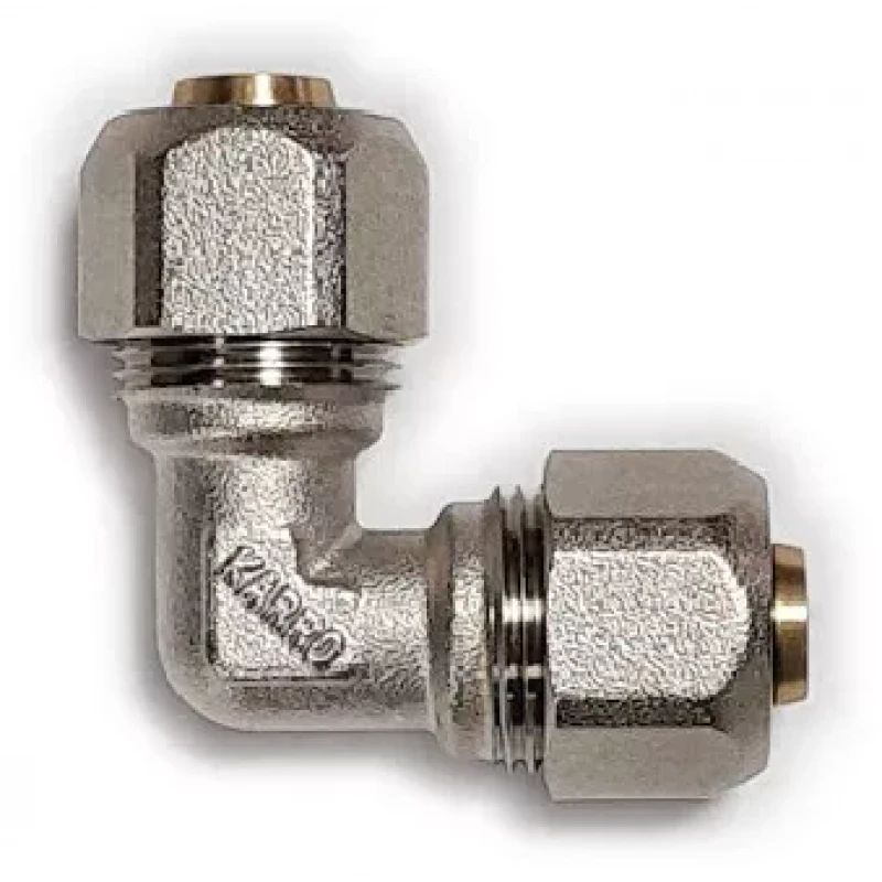 Колено для металлопластиковых труб KARRO KR0631 20x20