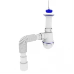 Сифон для кухонной мойки KRONO PLAST M-1050 1/2