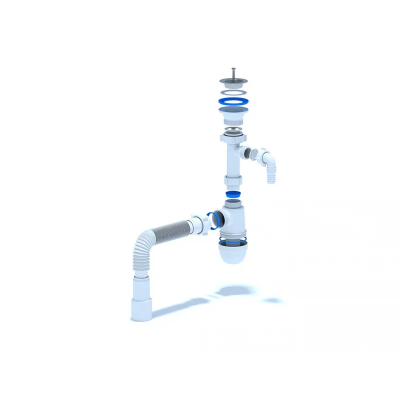 Сифон для мойки ANI PLAST C1315 1 1/4