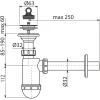Сифон для умывальника ALCA PLAST A410 1 1/4