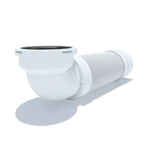 Удлинитель гибкий для унитаза ANI PLAST K732R выпуск Ø110/90° (370-950 мм)