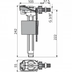 Механизм впускной ALCA PLAST A160 3/8