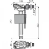 Впускной механизм ALCA PLAST A160-1/2 1/2