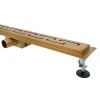 Трап для душа ITAL IT02-FT18/700 700 мм Brushed Gold с комбинированным гидрозатвором