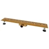 Трап для душа ITAL IT02-FT18/700 700 мм Brushed Gold с комбинированным гидрозатвором