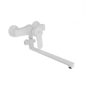 Смеситель для ванны SLAT SLT-C006W белый