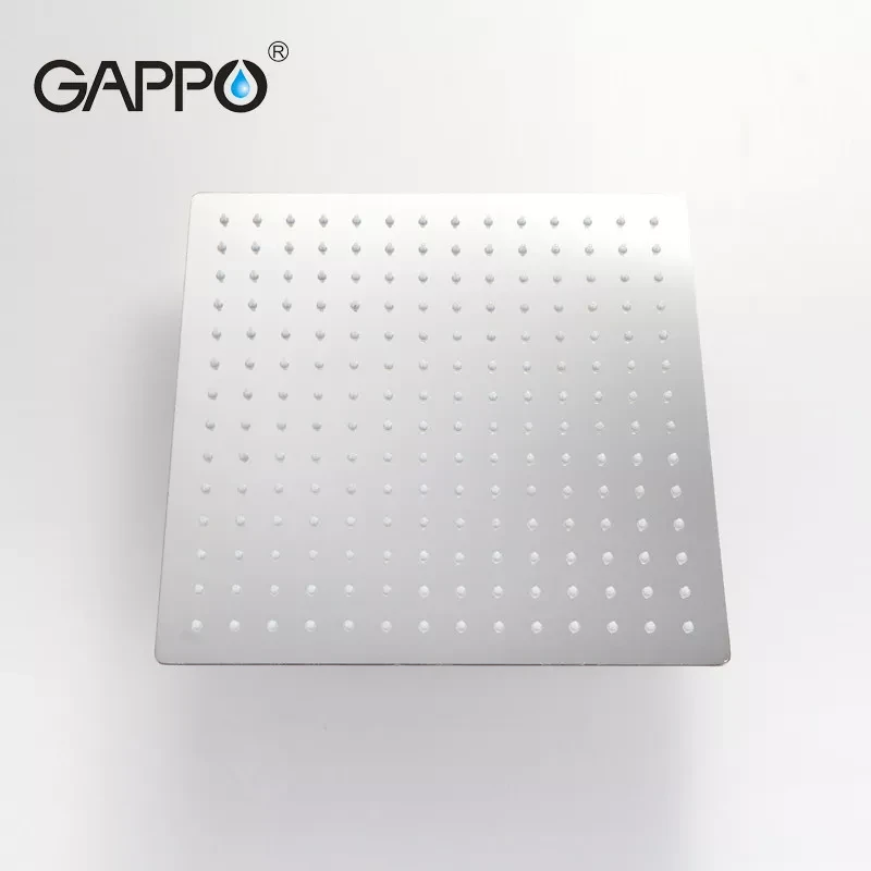Тропічний душ GAPPO G28, 200x200 мм, нержавіюча сталь, хром