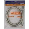 Шланг для гігієнічного душу WEZER WKR-003-120, 120 см, хром
