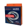 Шланг для гігієн душа WEZER WKR-005-120, нержавіюча сталь, 1200 мм, хром
