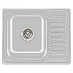 Кухонна мийка WEZER 6350(08) Satin 630x500x180 мм + сифон