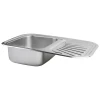 Кухонна мийка WEZER 7549(08) Satin 750x490x180 мм + сифон