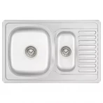 Кухонна мийка WEZER 7850(08) Deсоr 780x500x180 мм + сифон