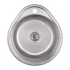 Кухонна мийка WEZER 4843(06) Satin 480x430x160 мм + сифон