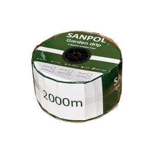 Лента капельного полива SANPOL Garden Drip 7 mil 10 см