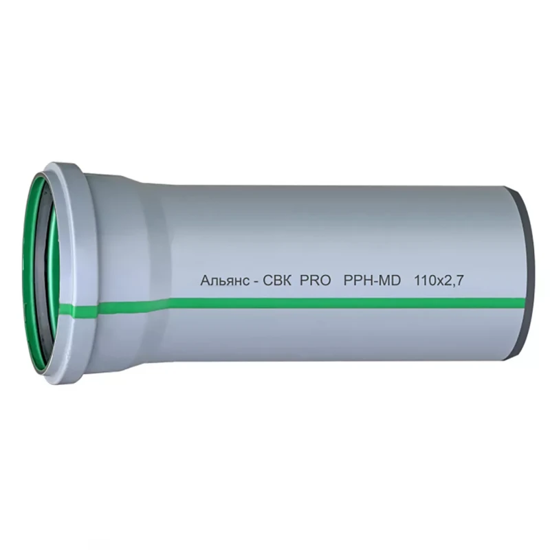 Труба СВК-Альянс ПП 110*2,7* 250 PRO зелена {40}