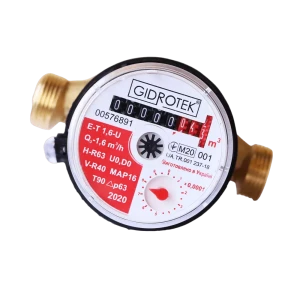 Счетчик воды ГИДРОТЕК E-T 1.6 UГ 1/2