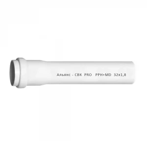 Труба СВК-Альянс ПП 32*1,8*2000 PRO біла {10}