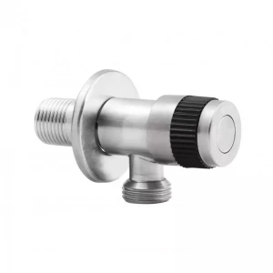 Кран приборный WEZER SOL21A-12 1/2"x1/2" нержавеющая сталь