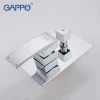 Встраиваемая душевая система GAPPO G7107 хромированная с переключателем на лейку 3-функции