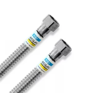Подводка для воды ECO-FLEX 1/2" 150 см нержавеющая сталь гайка-гайка
