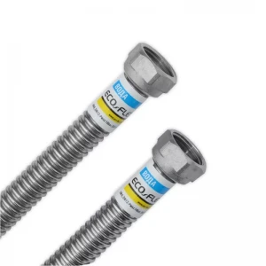 Подводка для воды ECO-FLEX 1/2" 40 см нержавеющая сталь гайка-гайка