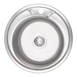 Кухонная мойка WEZER 490(08) Decor 490x180 мм с сифоном