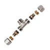 Тройник ITAL 20 x 1/2" x 20 с переходом на наружную резьбу