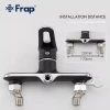 Смеситель для душа FRAP F2049-6 с гигиенической лейкой черный/хром