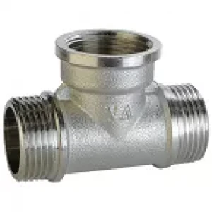 Тройник VLMZ 3/4" СВЗ никелированный.