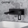 Смеситель для умывальника GAPPO G1017-16 черный