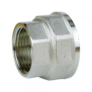 Муфта переходная VLMZ латунь 2" В*1 1/4" В никелированная (L-52)