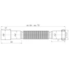 Труба гнучка ANI PLAST K106 1 1/2" x 40/50 (366-776 мм)