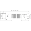Гнучка труба ANI-plast K216 1 1/4" x 40/50 (541-1371 мм)