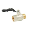 Кран кульовий ITAL PN40 3/4" ВЗ нікельований з ручкою-вентилем