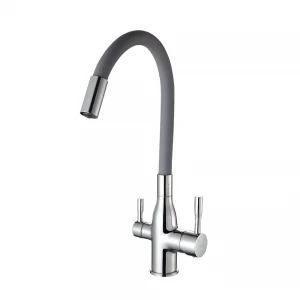 Смеситель для кухни под фильтр FRAP F4396 с гибким изливом