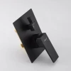 Встроенная душевая система FAOP A7109-6 черная с переключателем на лейку, 3 режима