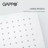 Душевая система встроенная GAPPO G7107-40 хромированная с переключателем на лейку 3-функции