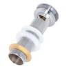 Донний клапан ITAL HF1003-Y150 1 1/4" автоматичний з переливом латунний хромований Ø62мм