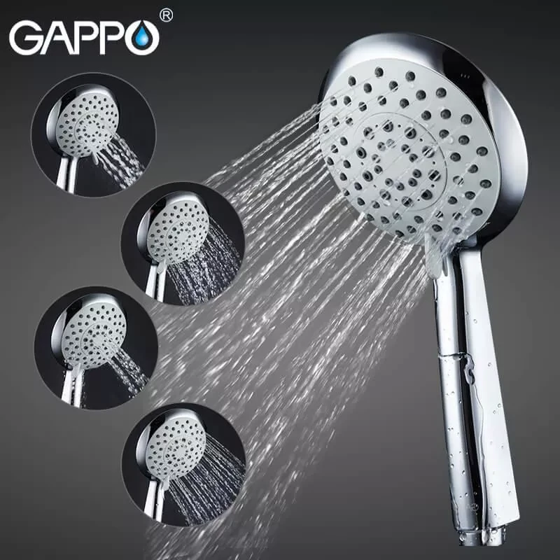 Лійка для душу GAPPO G17 5-режимна хромована