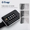 Душевая система FRAP F2457 с поворотным изливом, переключателем на лейку/душ, 3 режима черный/хром