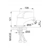 Смеситель для умывальника FRAP F1003 хромированный